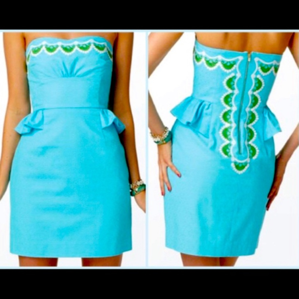 Lilly Pulitzer Maybell Dress Shorely Blue